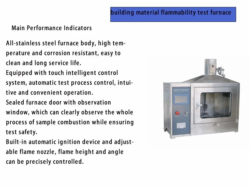 Building Materials Ignitability Tester suppliers