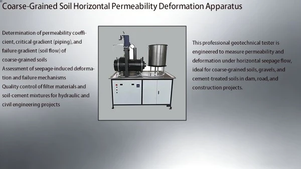 Soil Horizontal Permeability Tester high quality
