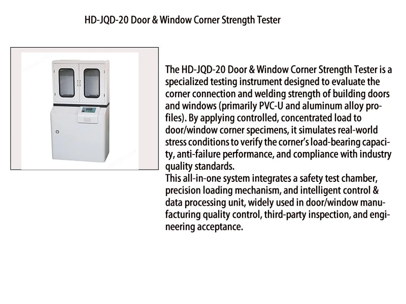 Weld Corner Strength Testing Machin best