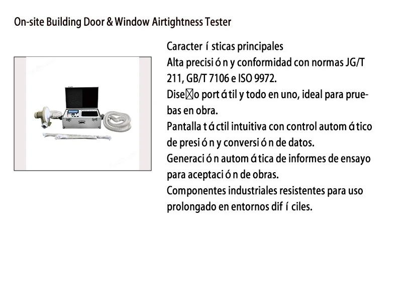 Window Air Tightness Tester factory