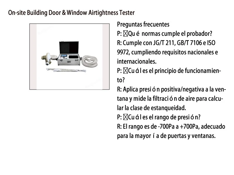 Window Air Tightness Tester best